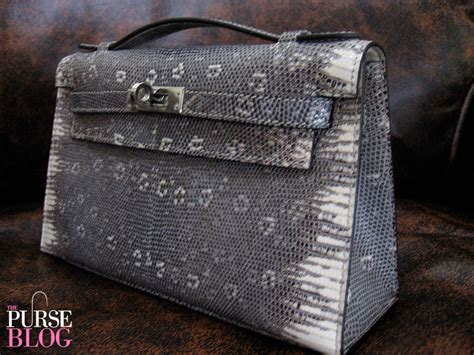 Hermes Kelly Pochette Ombre Lizard 